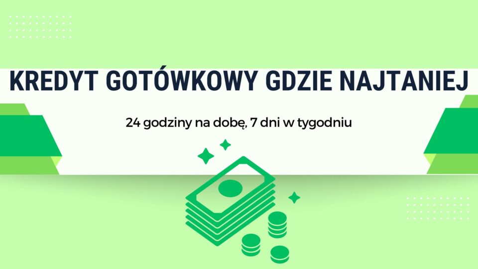 Kredyt gotówkowy gdzie najtaniej